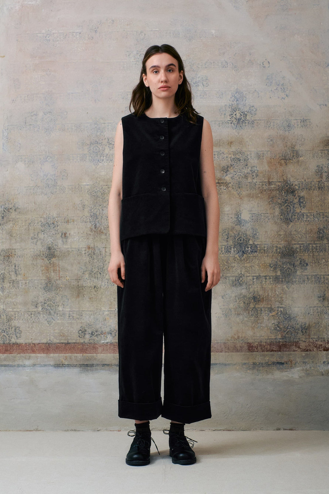 Black Velvet Waistcoat
