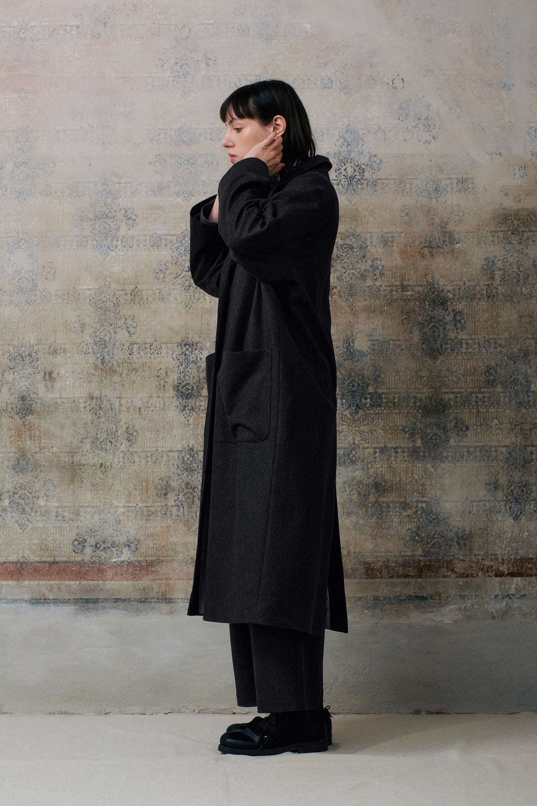 Dark Grey Wool Coat