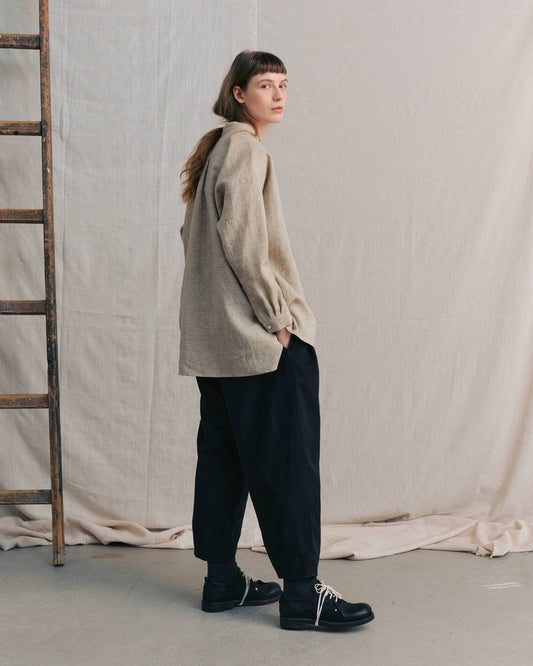 Sand Band Collar Shirts