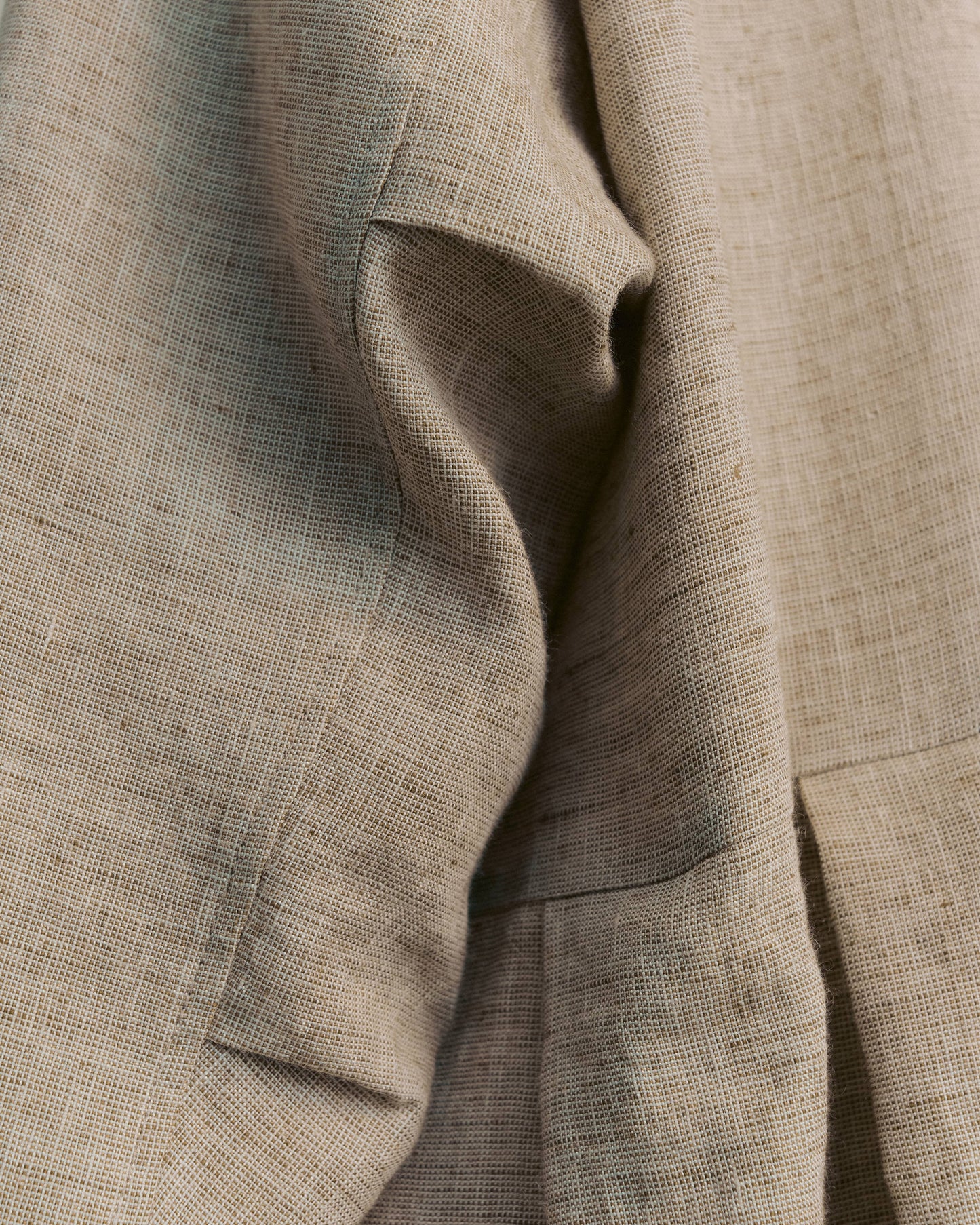 Sand Pleated Dress