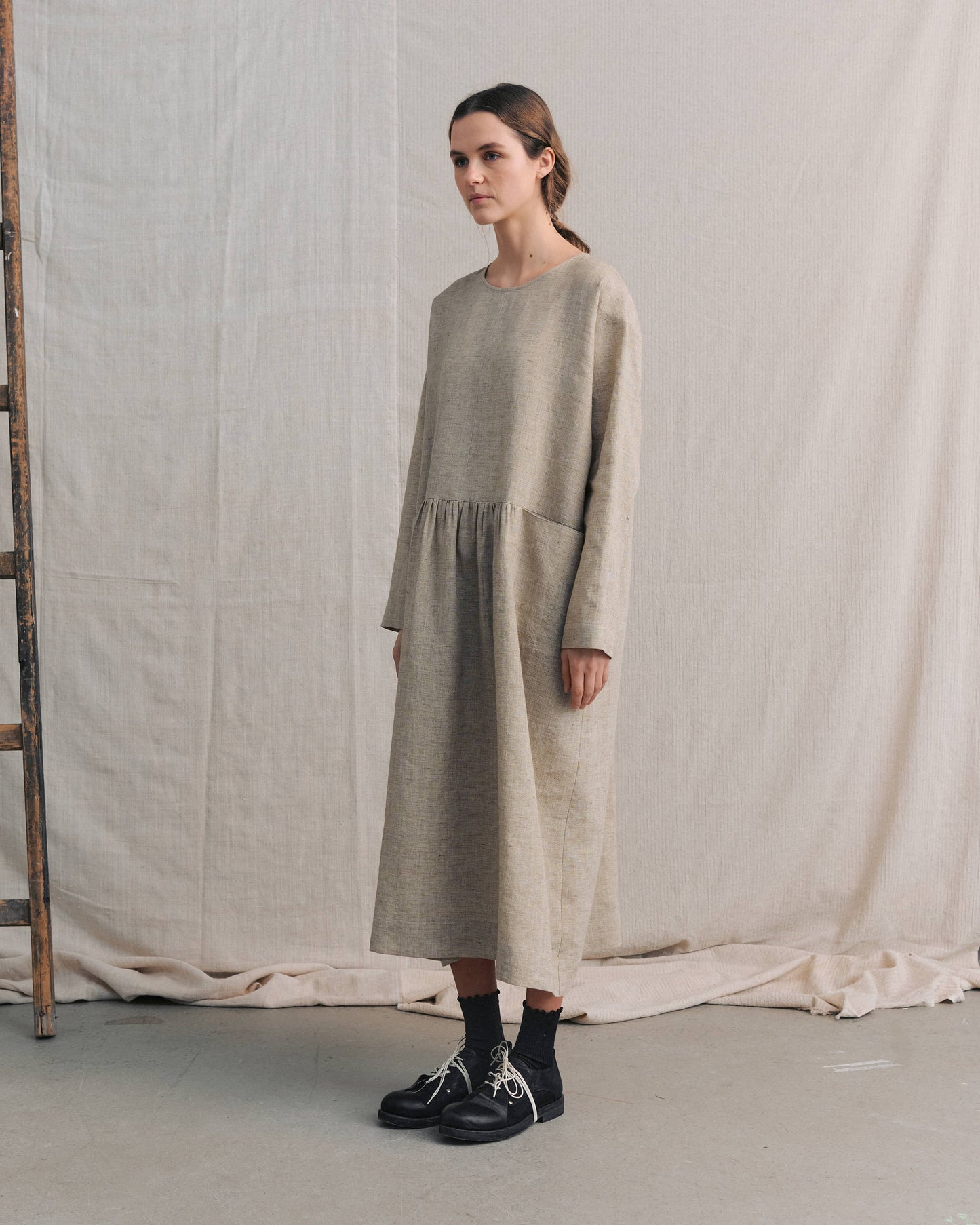 Sand Front Pocket Dress