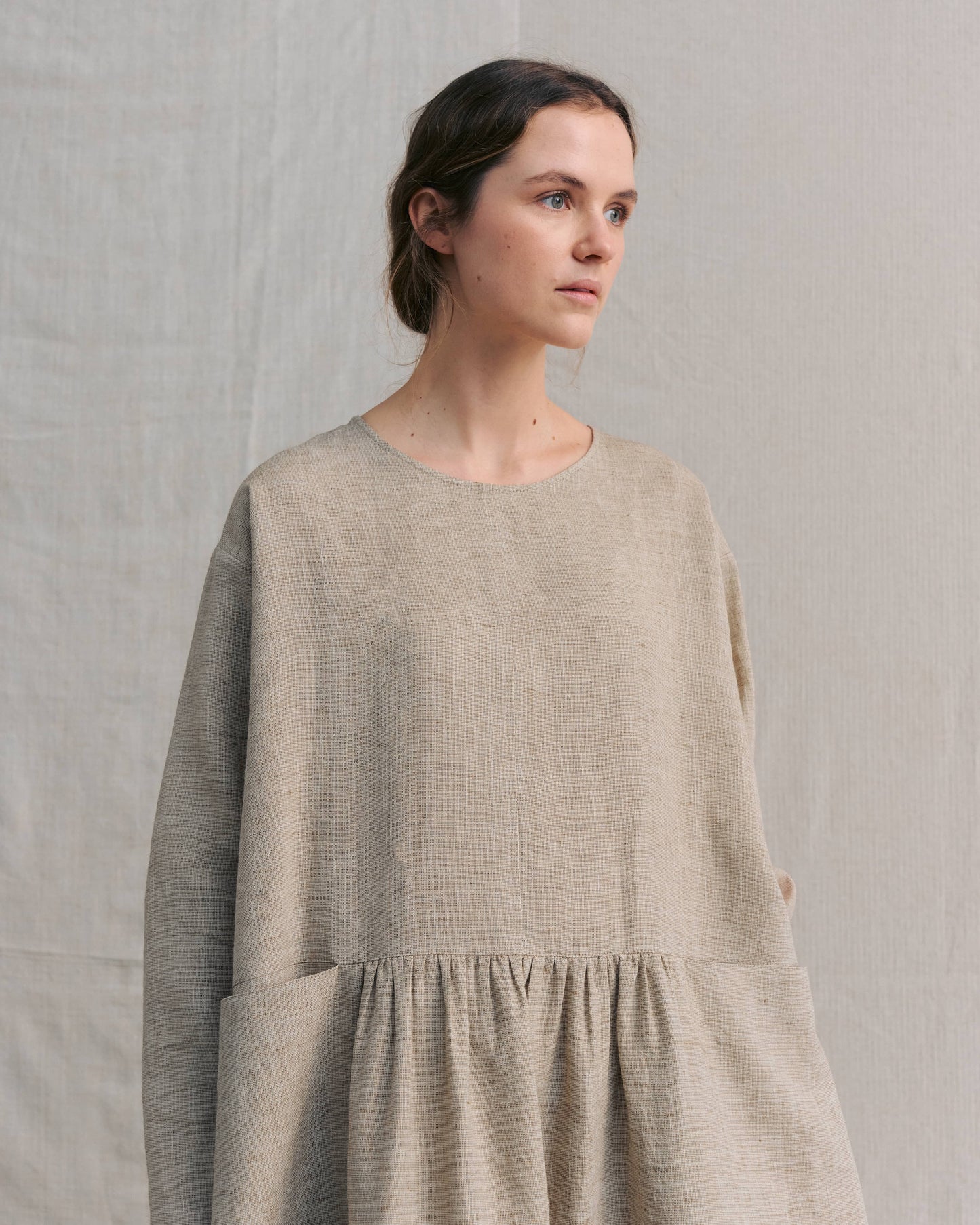 Sand Front Pocket Dress