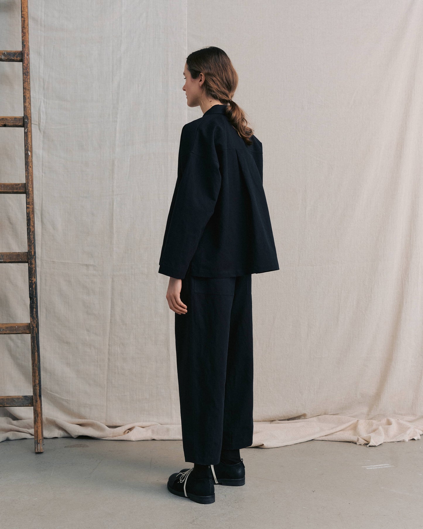 Black Collar Shirts