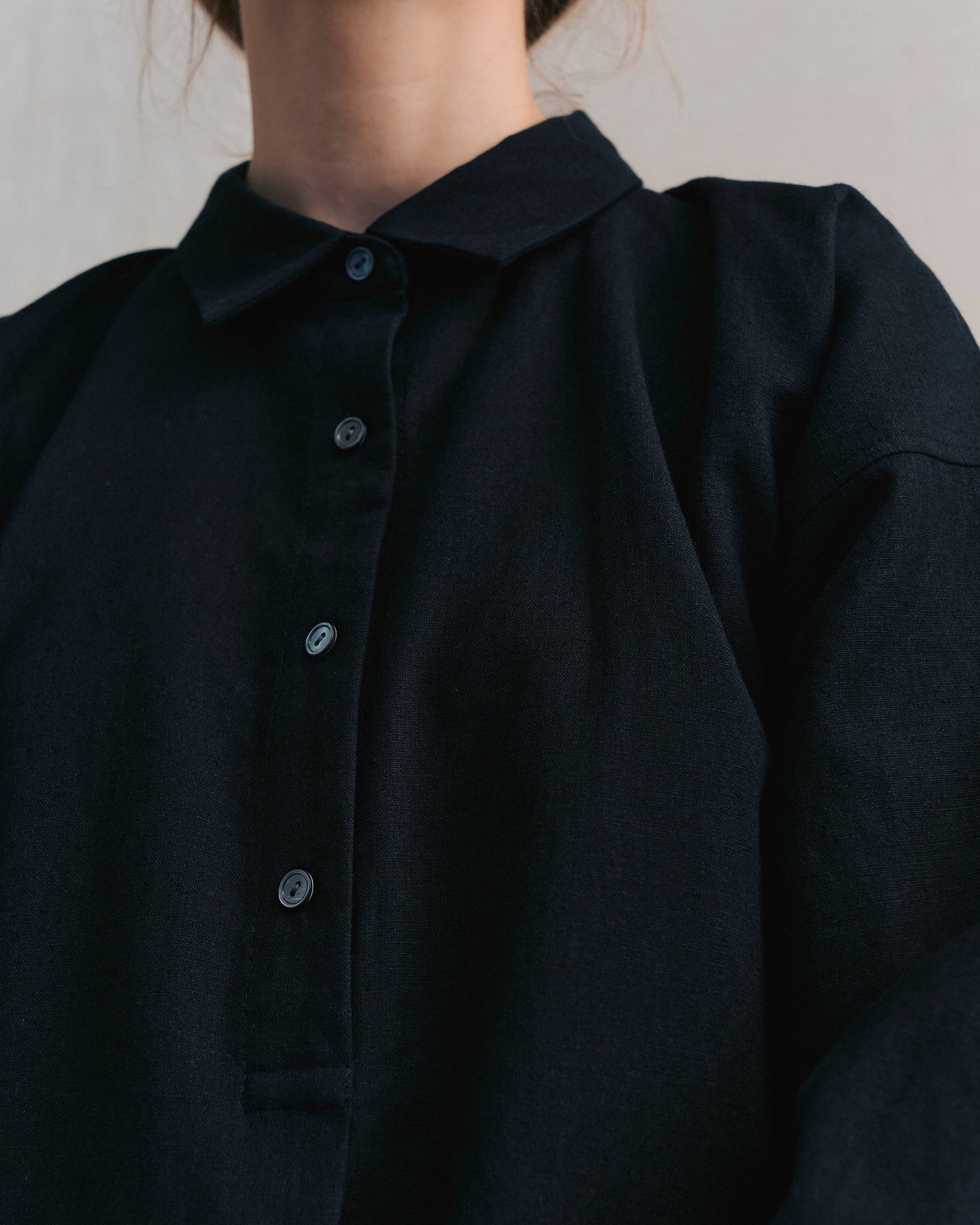 Black Collar Shirts