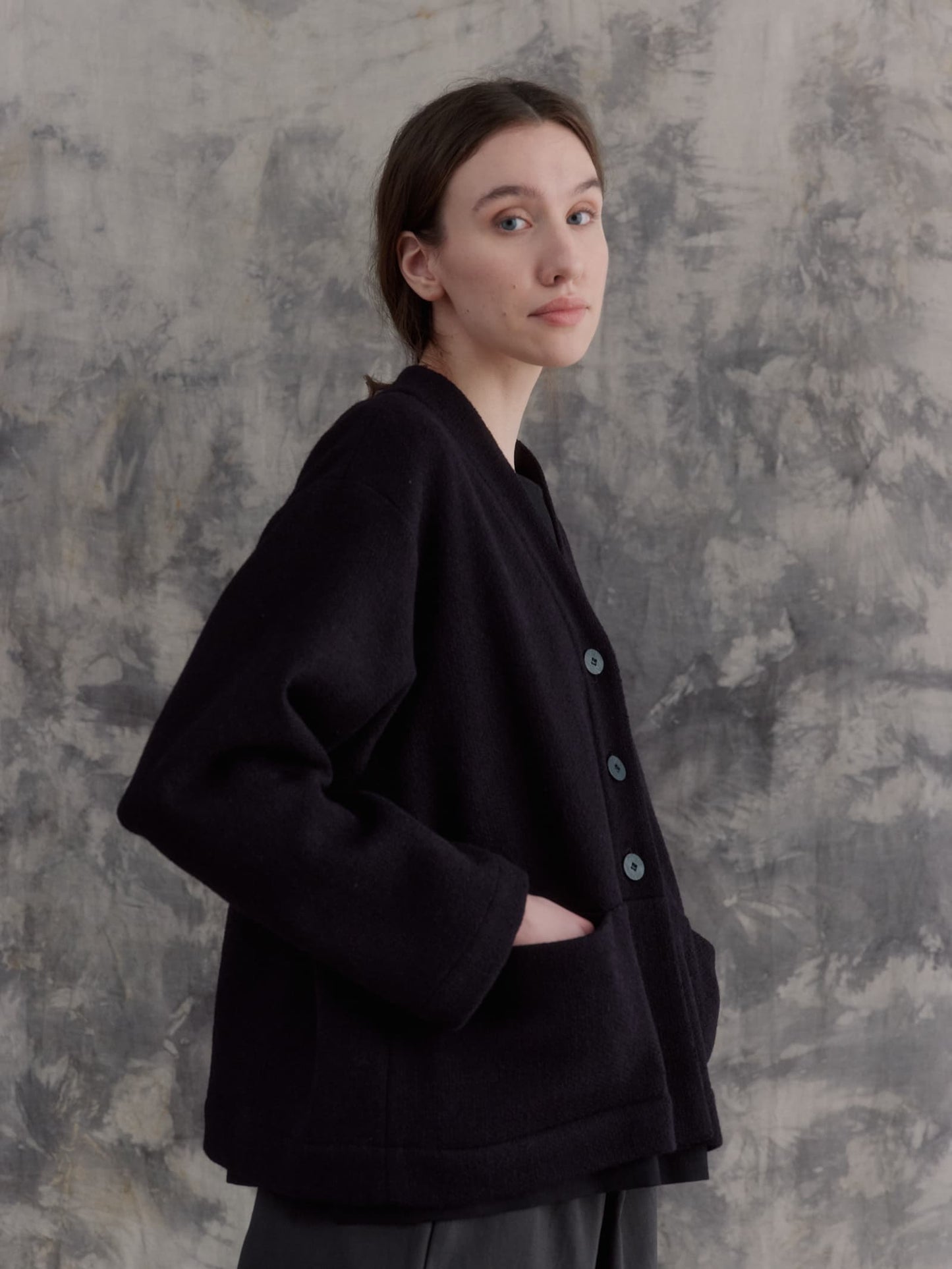 V Neckline Jacket