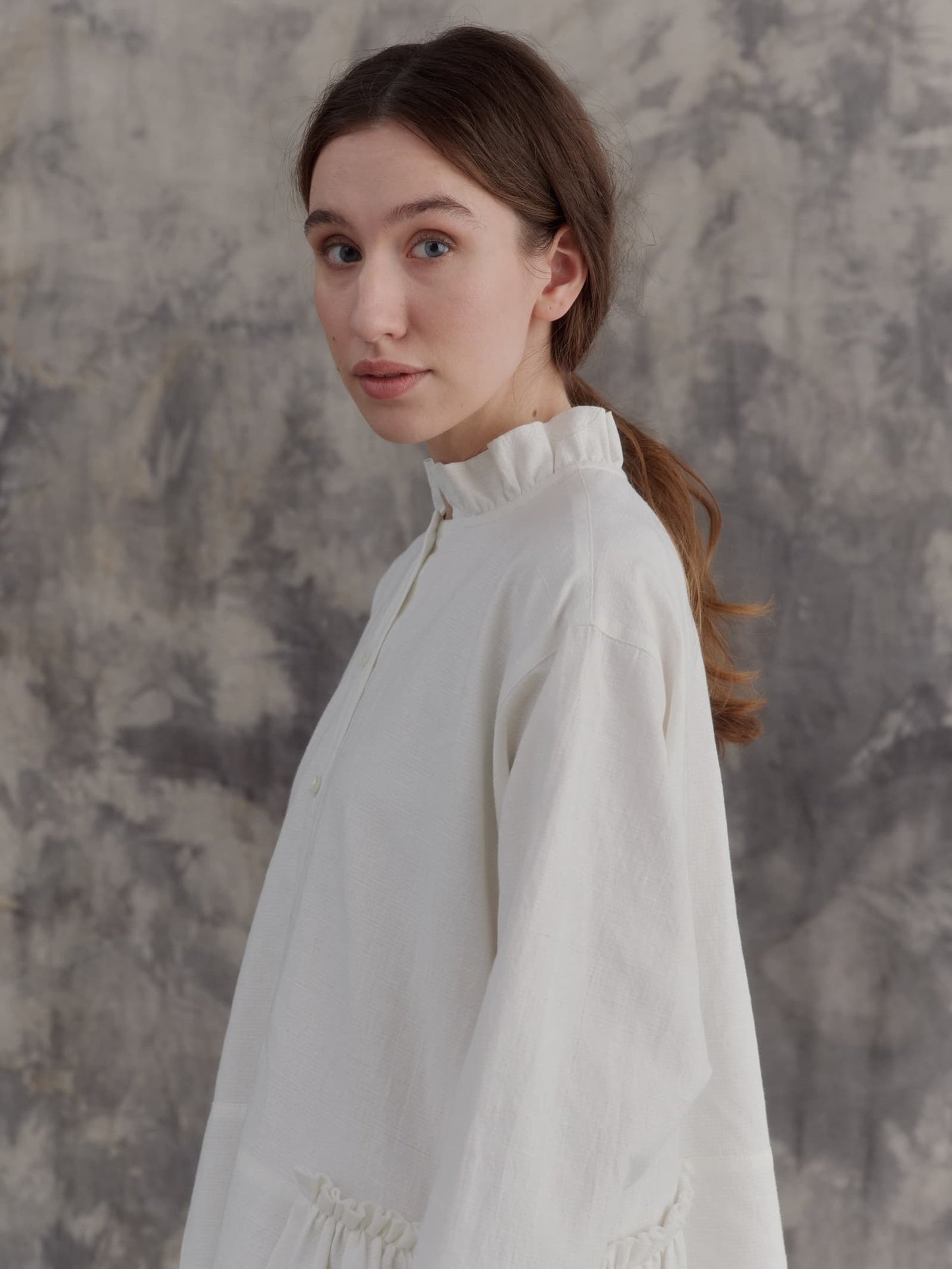 Side Gathers Dress|Order