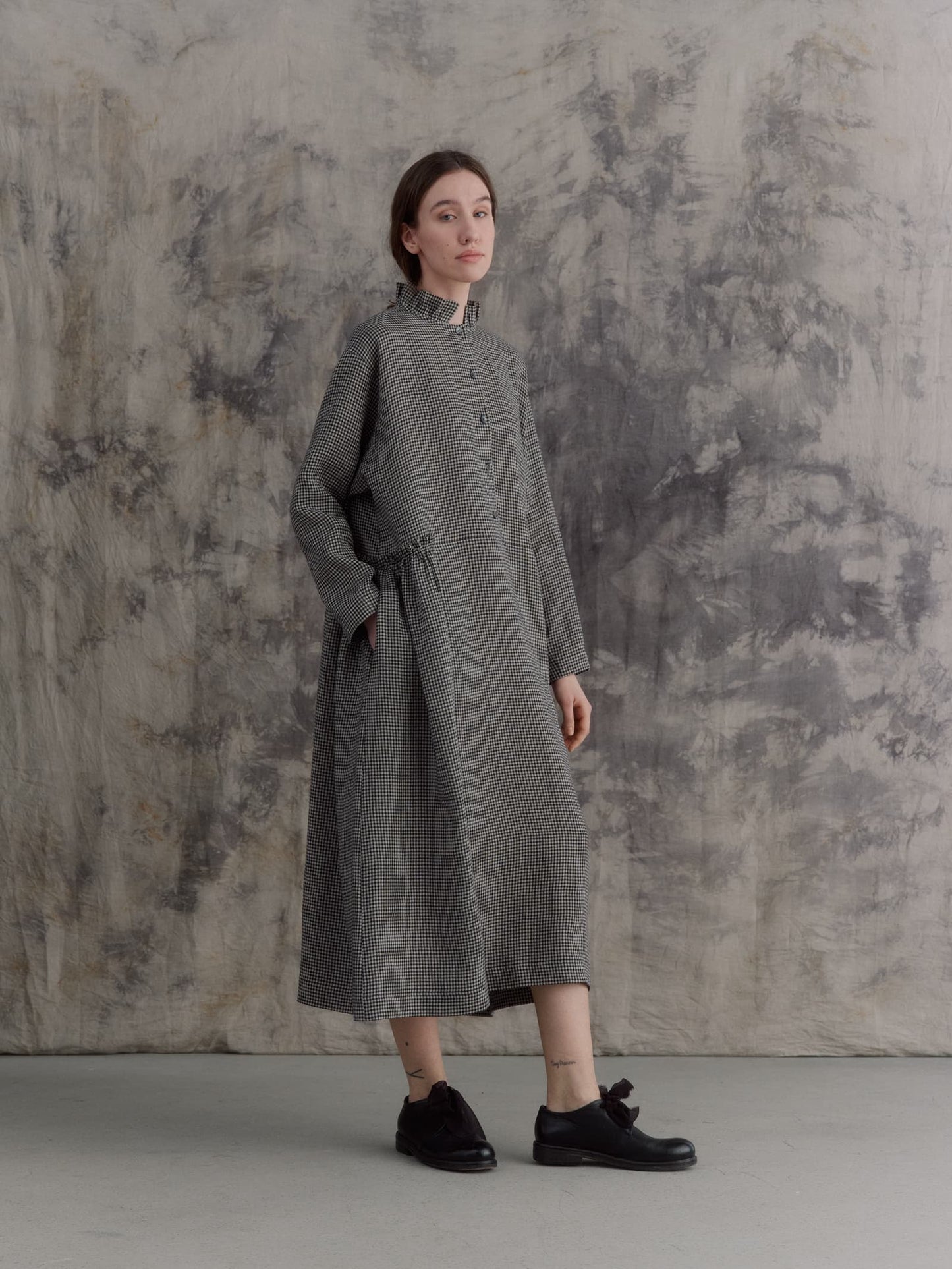 Side Gathers Dress|Order