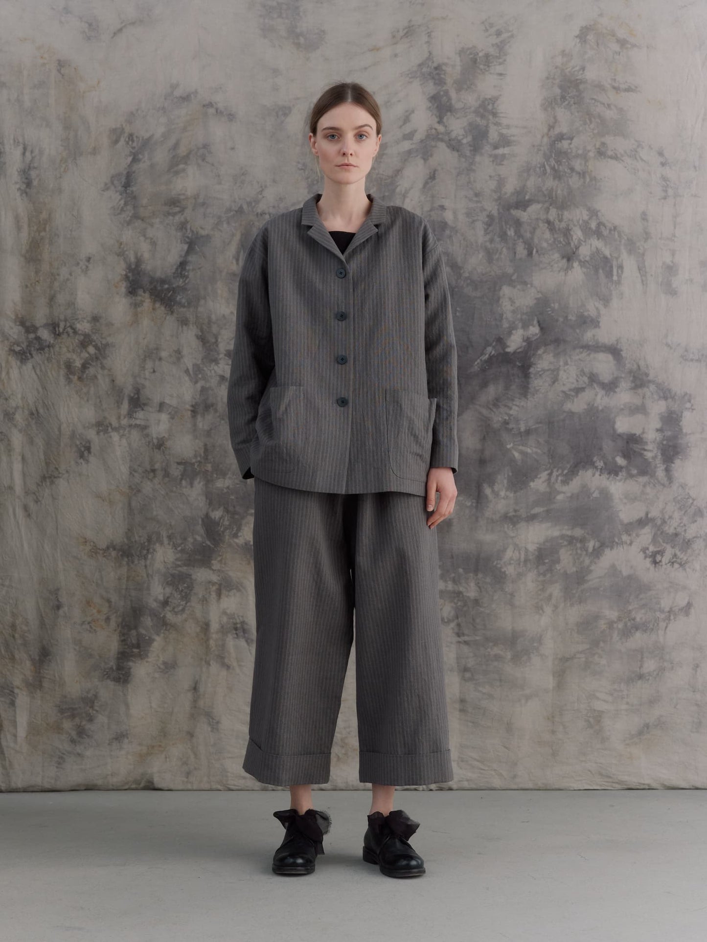 Cuffed Hems Pants|Order
