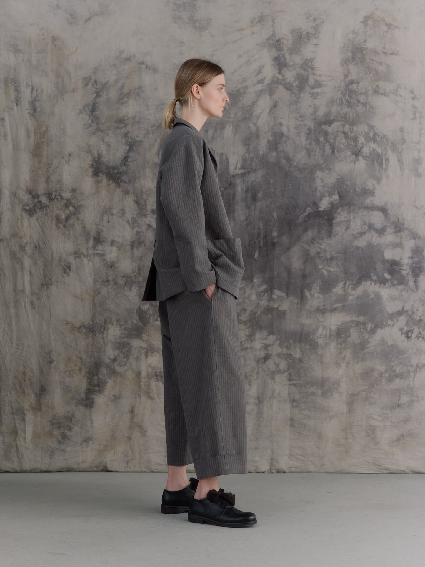 Cuffed Hems Pants|Order