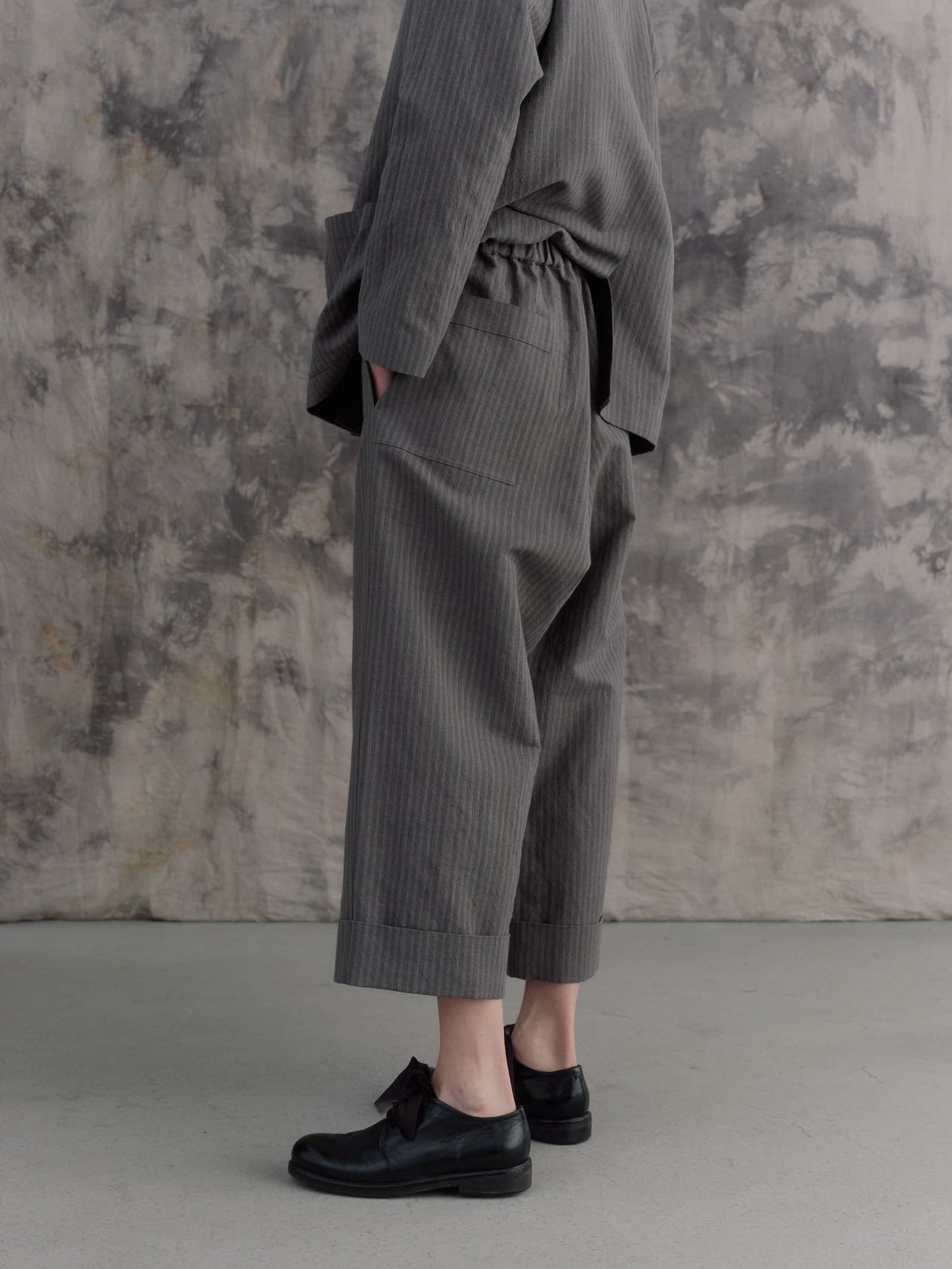 Cuffed Hems Pants|Order