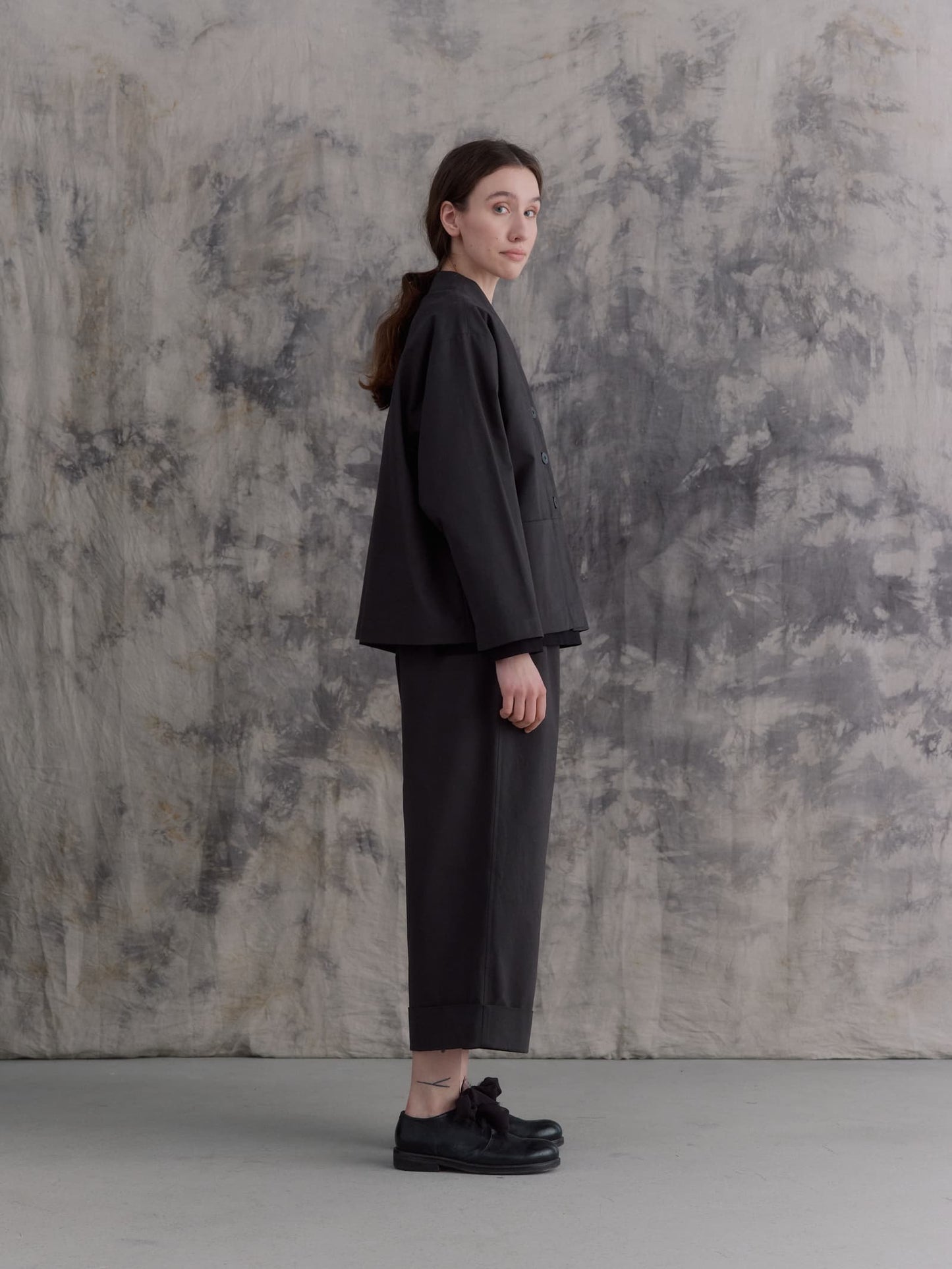 Cuffed Hems Pants|Order