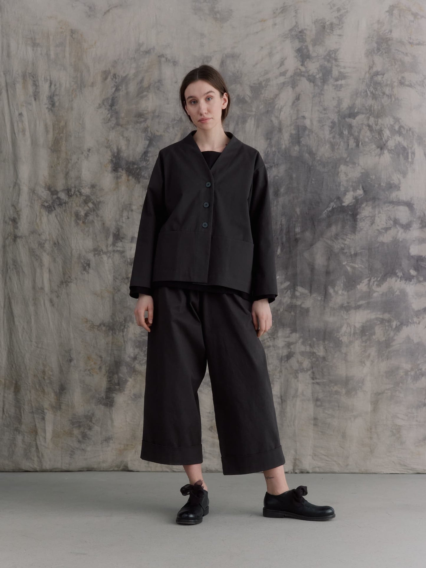 Cuffed Hems Pants|Order