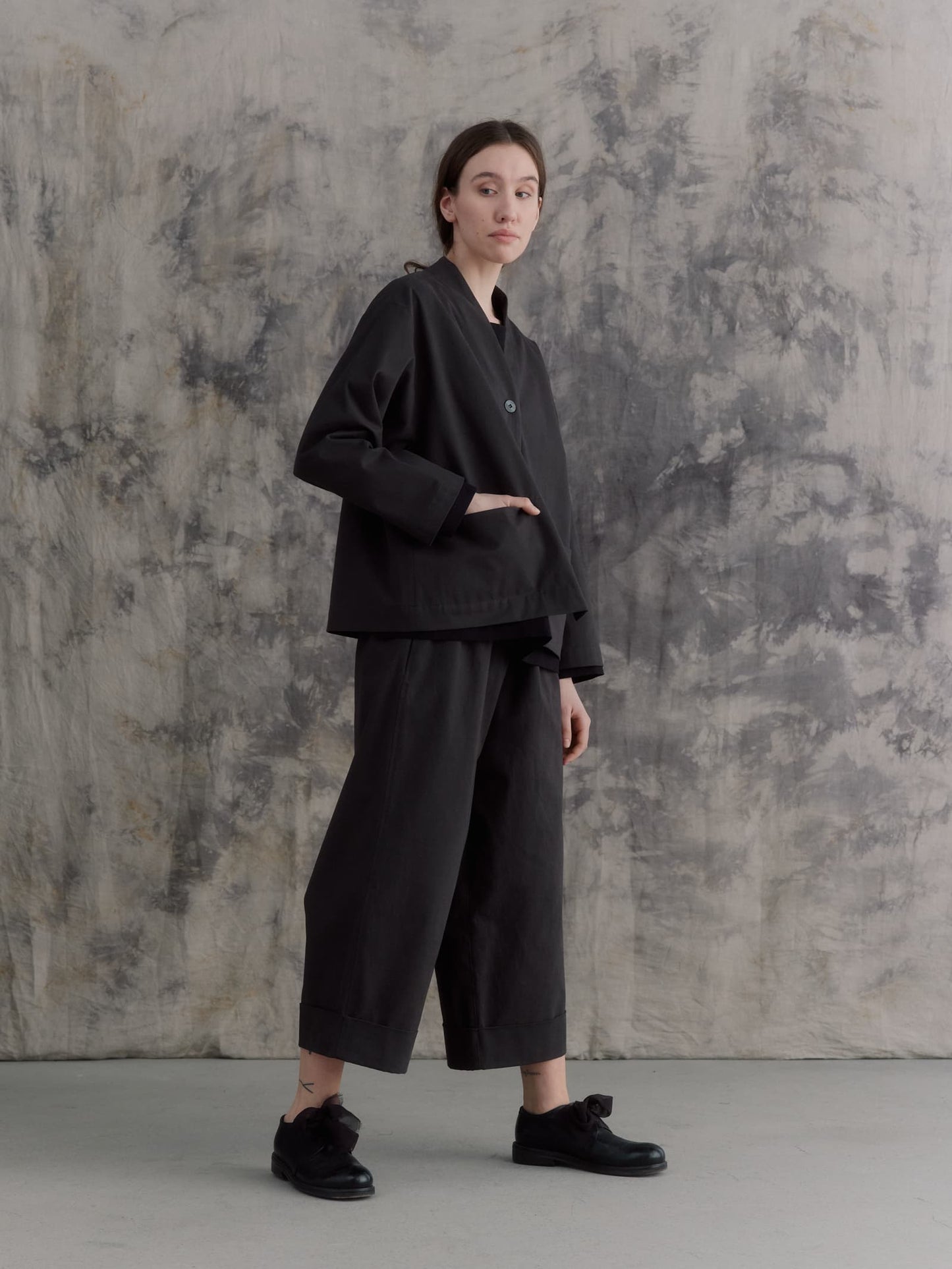 Cuffed Hems Pants|Order