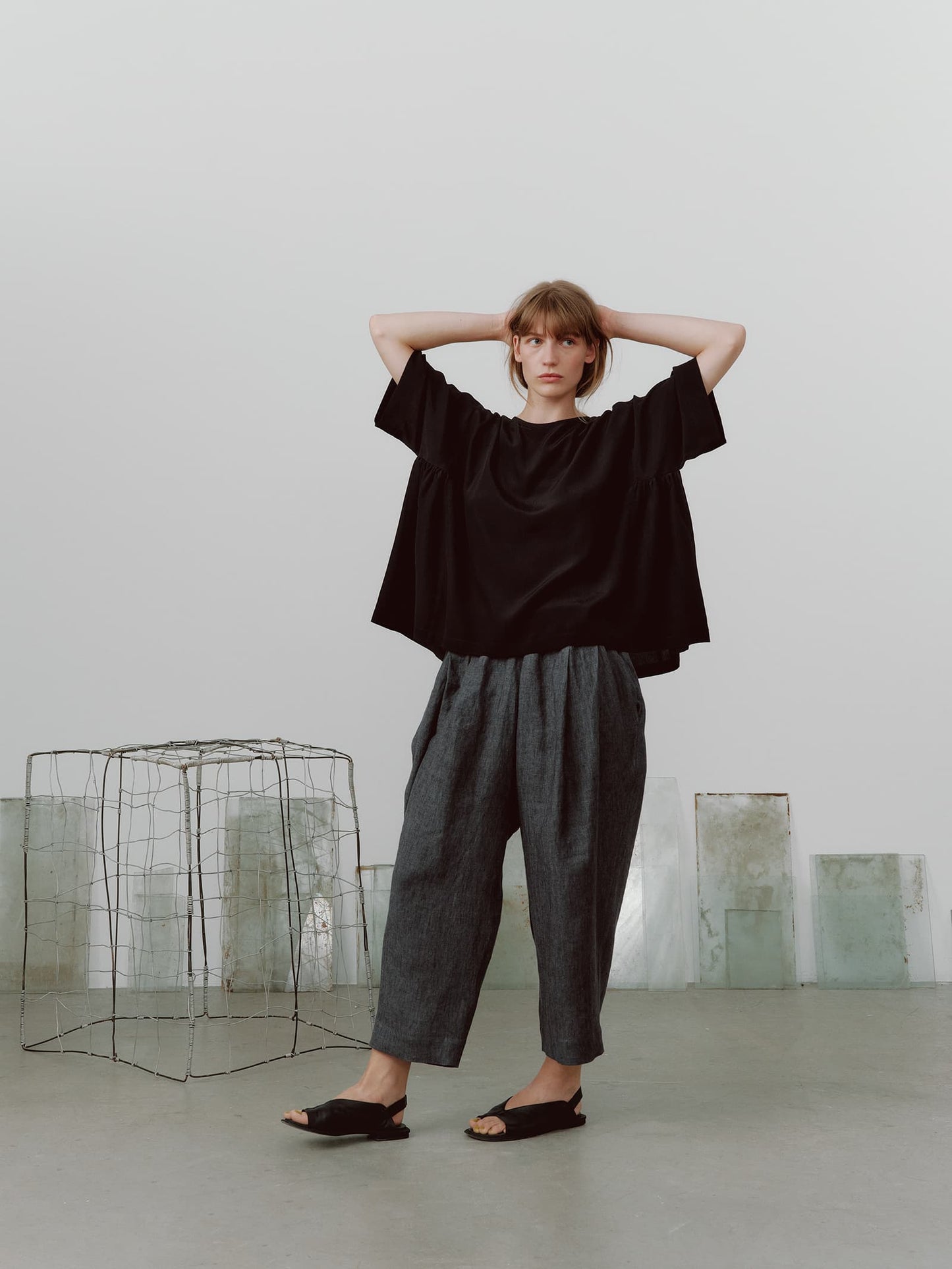 Side Gathers Top|Silk|Order