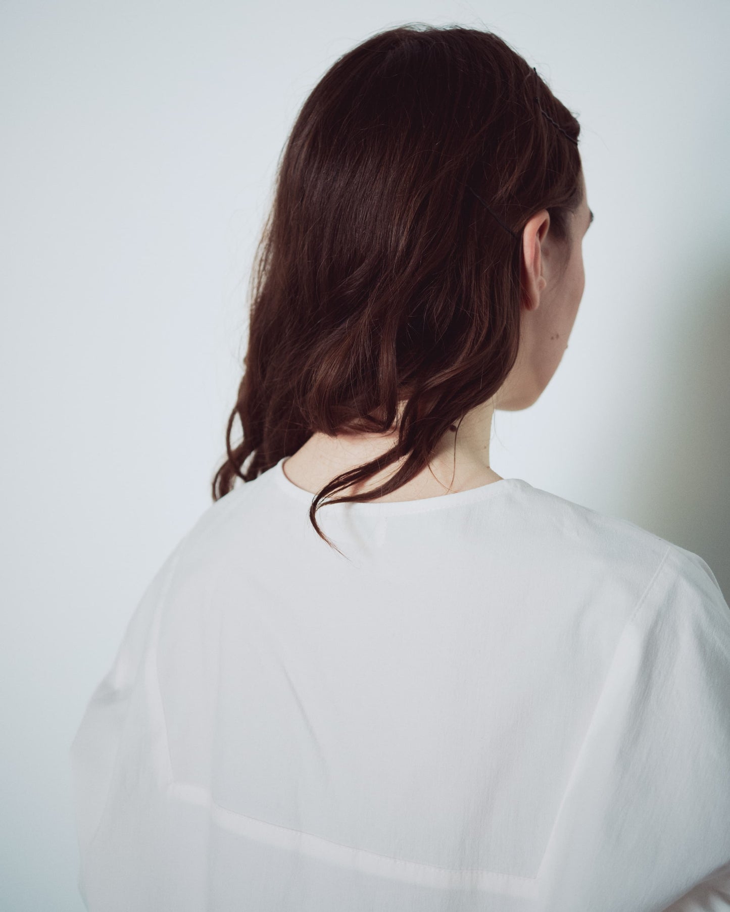 Cream White Collarless Shirts