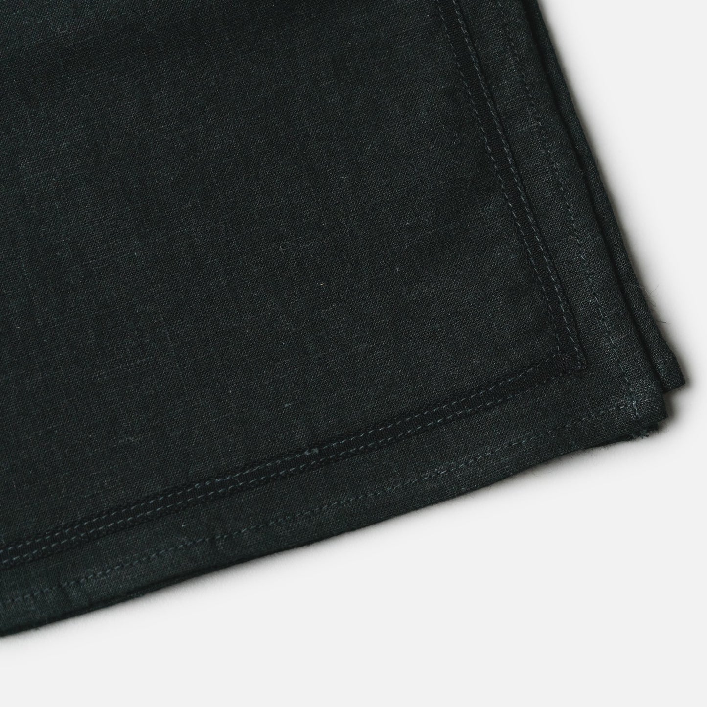 Ribbon-frame handkerchief | Black
