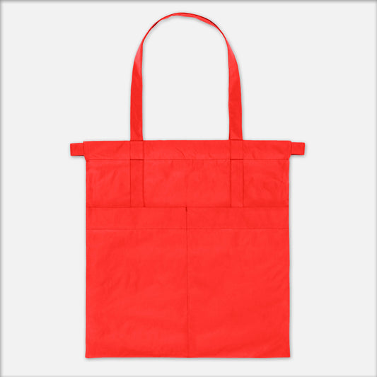 Drawstring Tote Bag M Neon Orange