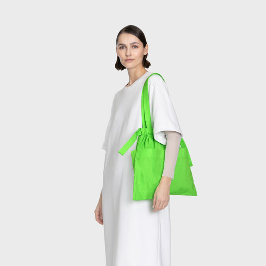 Drawstring Tote Bag SM Black