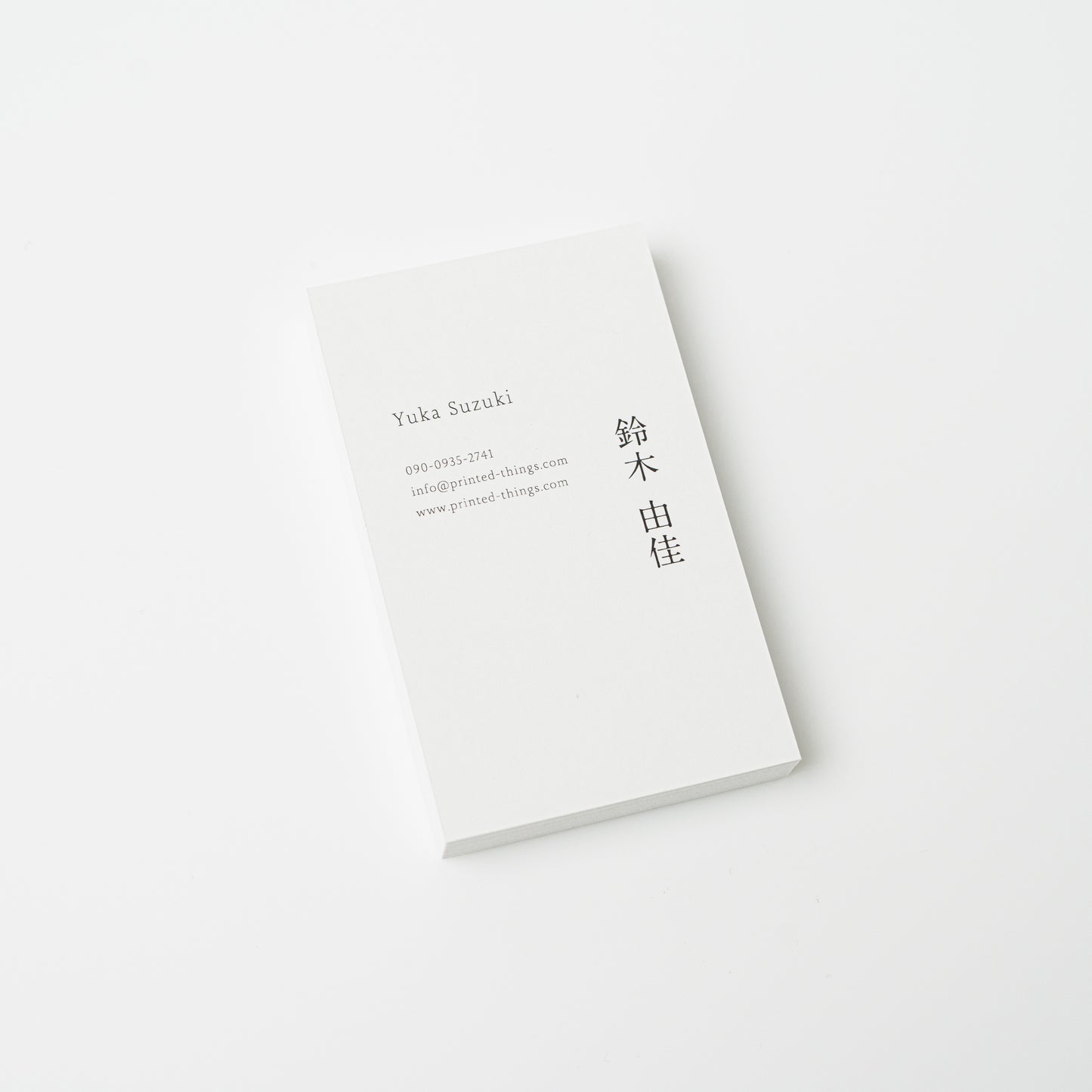 Whitespace-Oriented Card | Minimal 001