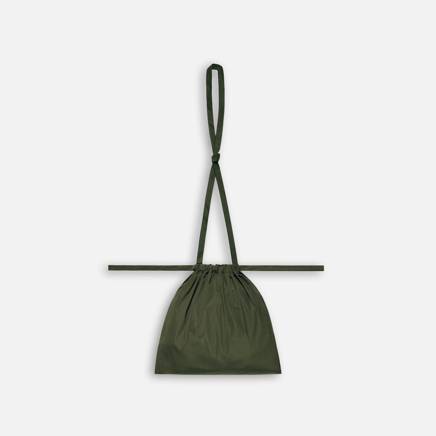 Drawstring Bag with Strap SS 30 Khaki