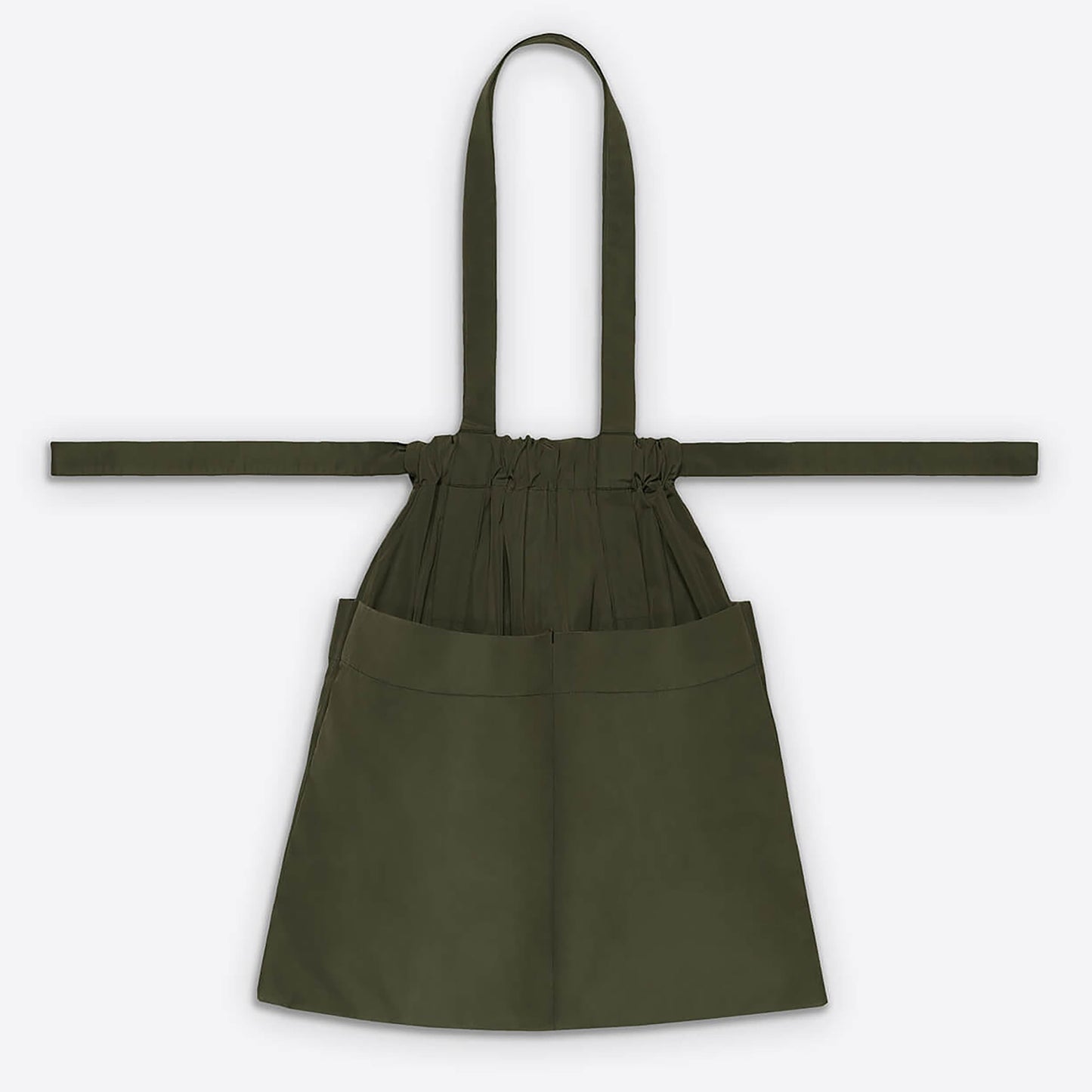 Drawstring Tote Back M Khaki