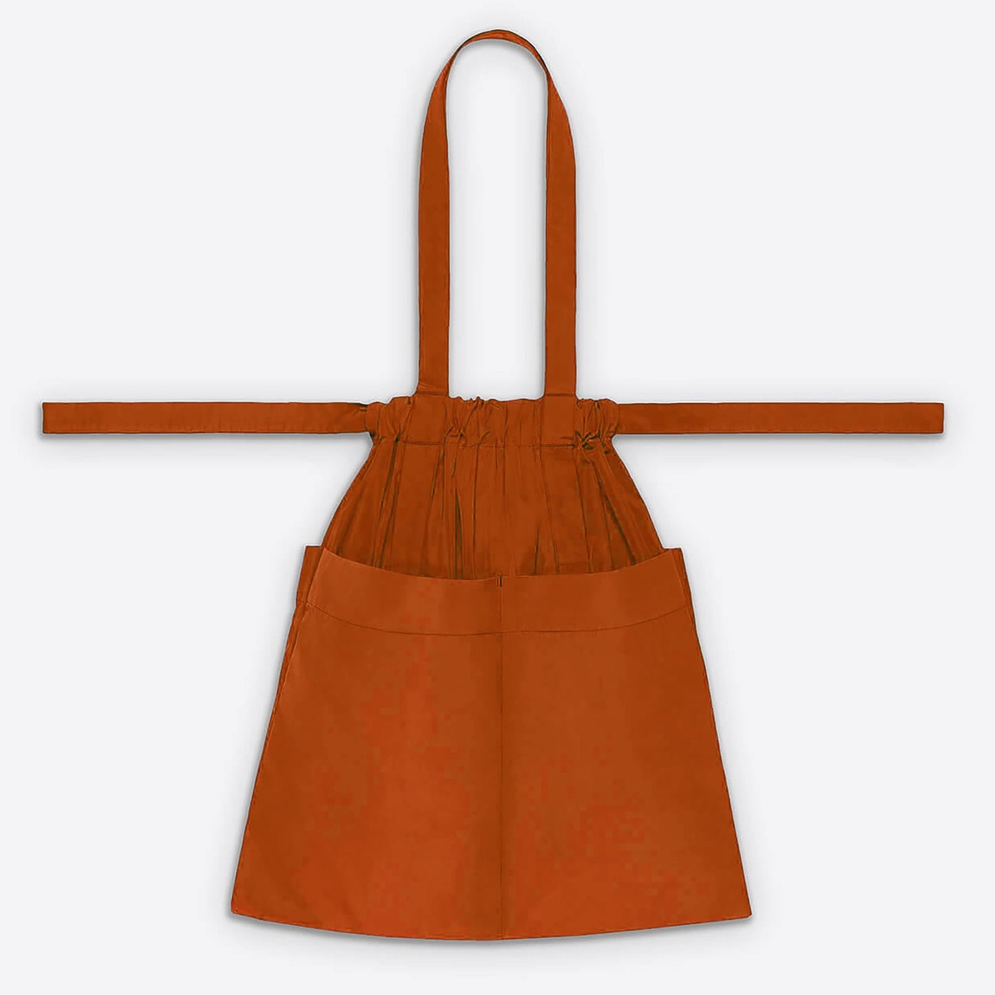 Drawstring Tote Bag Medium Orange