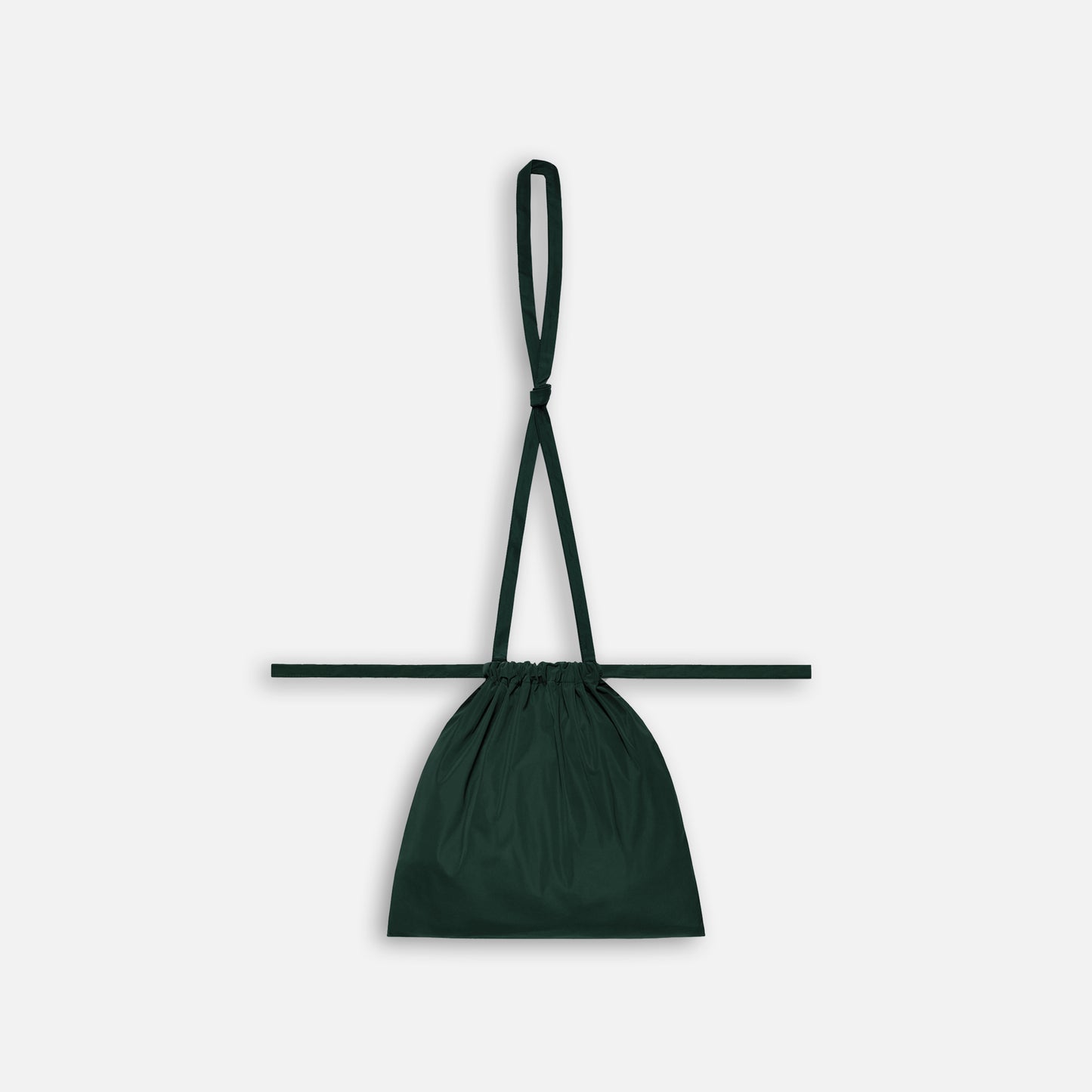 Drawstring Bag with Strap SS 30 Green