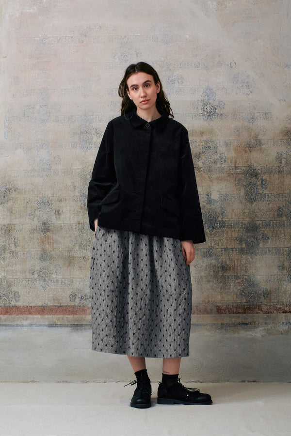 Grey Dot Skirt