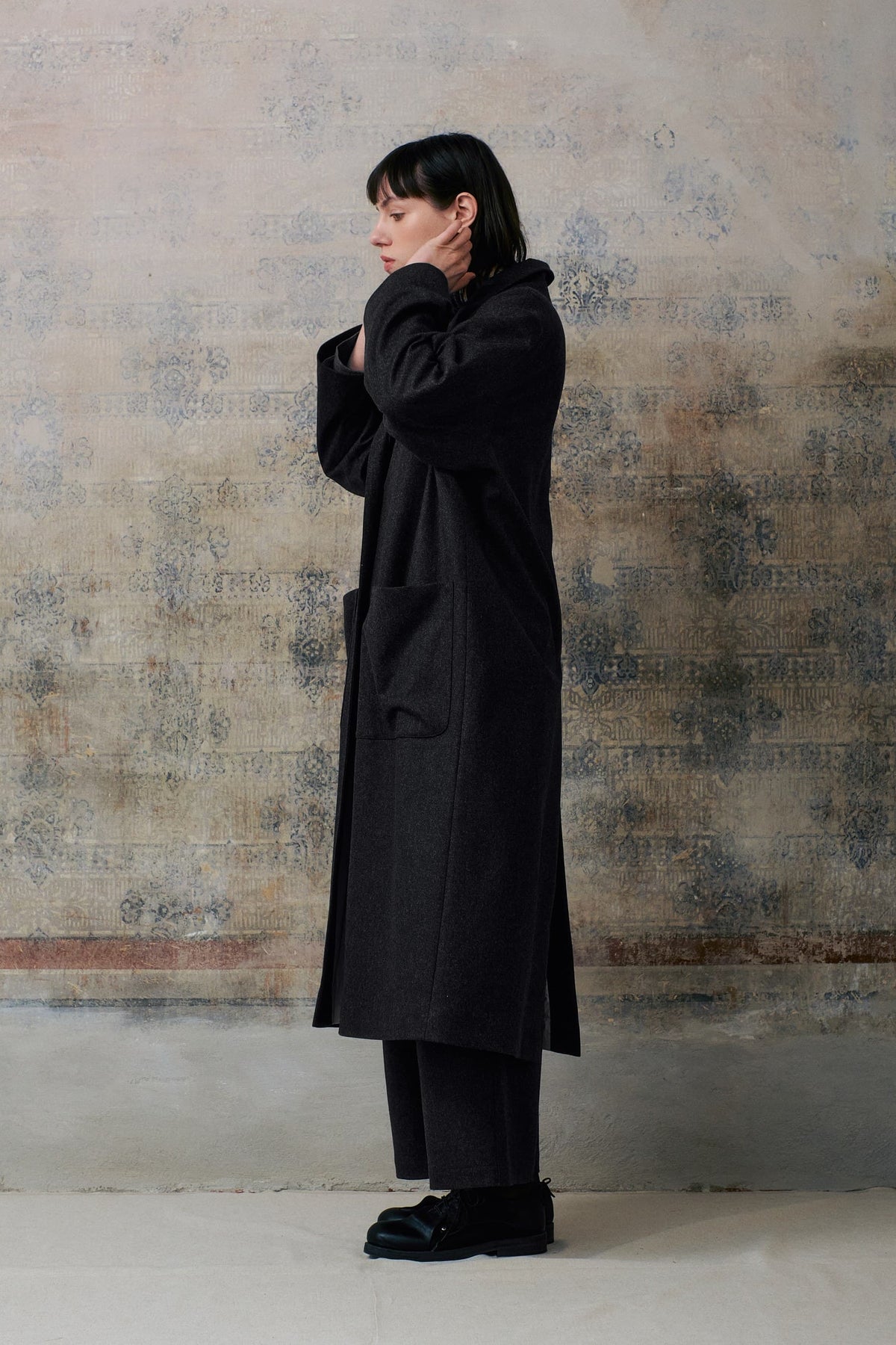 Dark Grey Wool Coat