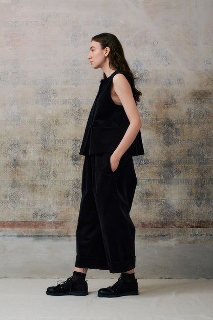 Black Velvet Waistcoat
