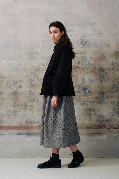 Grey Dot Skirt