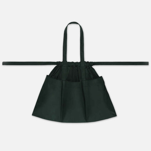 Drawstring Tote Back L Green