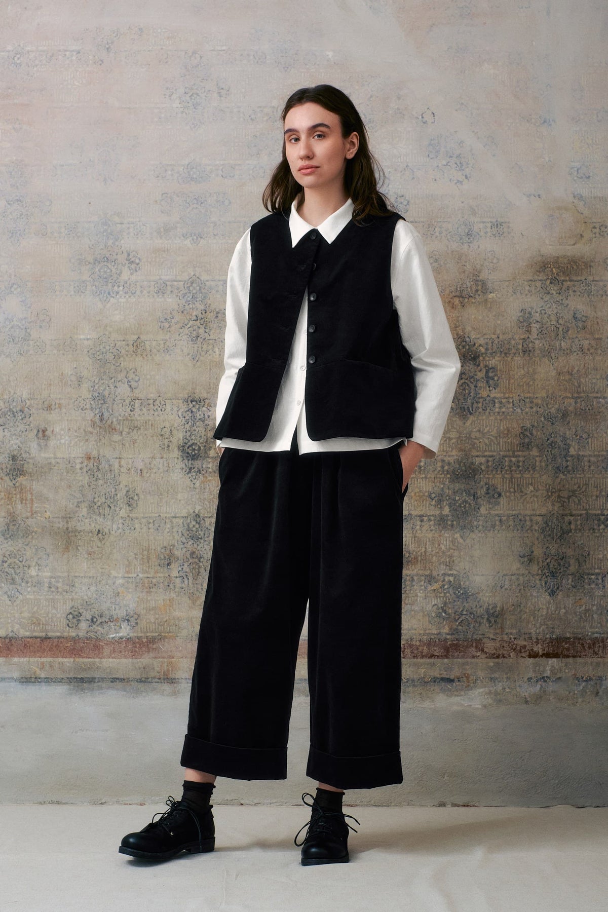Black Velvet Waistcoat