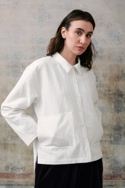Milk White Collar Shirts
