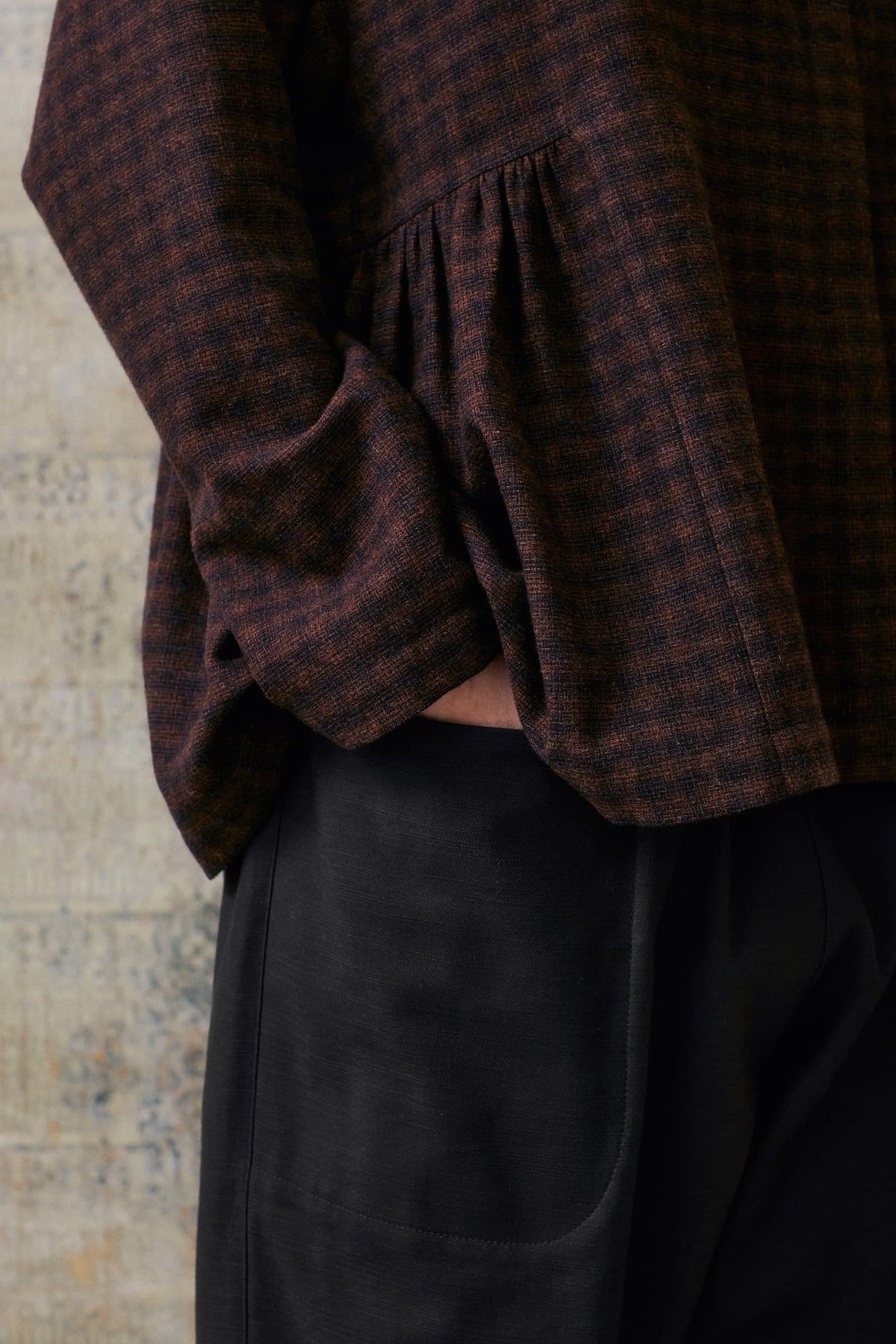 Dark Grey Front Pocket Pants
