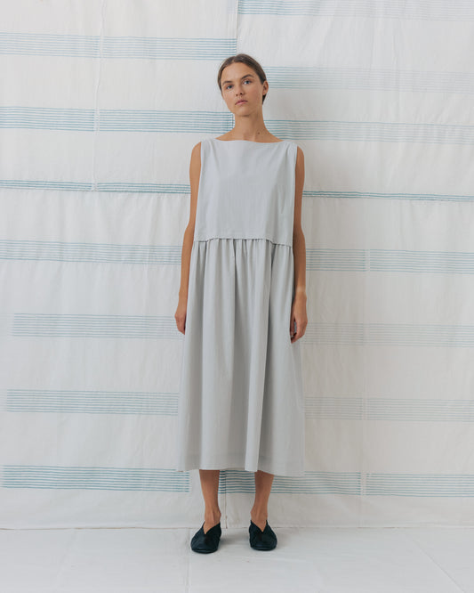 Light Grey Sleeveless Dress