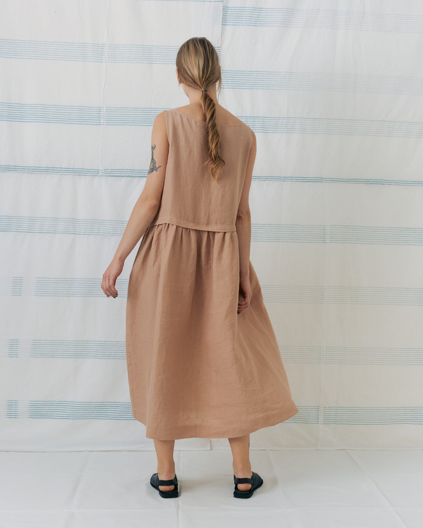 Pink Clay Sleeveless Dress