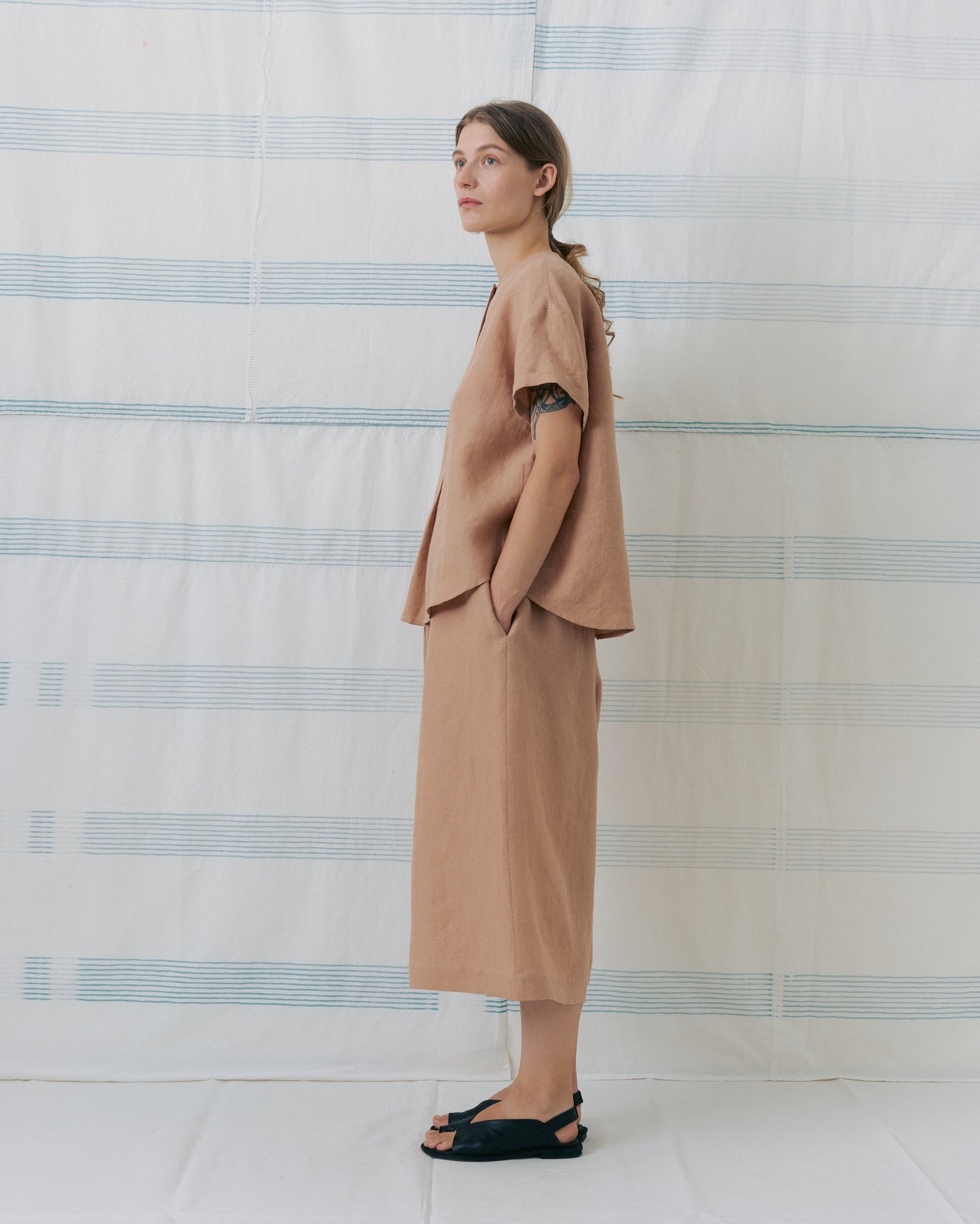 Pink Clay Culottes