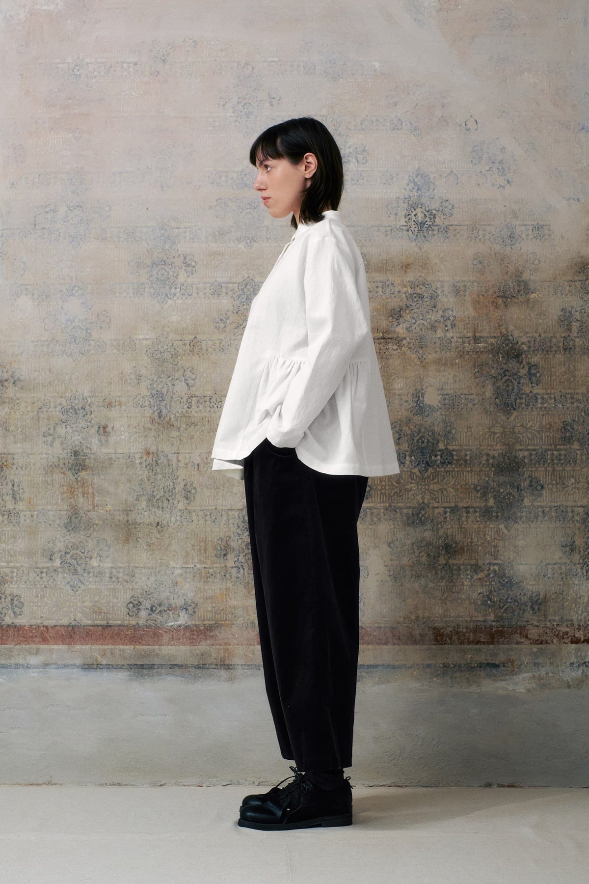 Black Velvet Long Pants