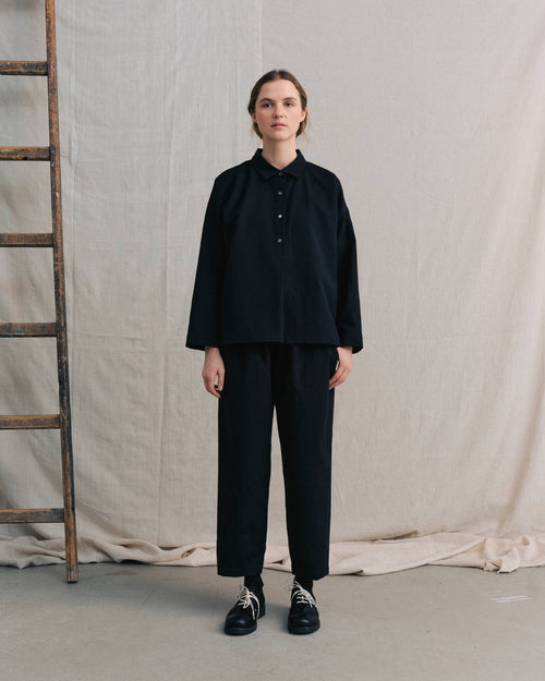 Black Collar Shirts