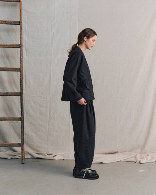 Navy V Neckline Jacket