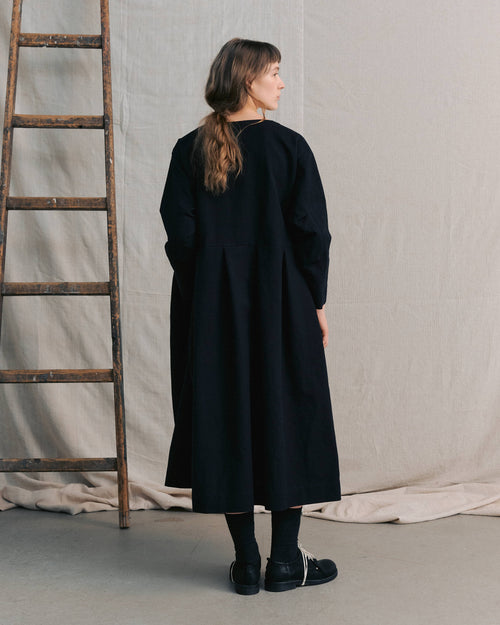 Black Pleated Dress