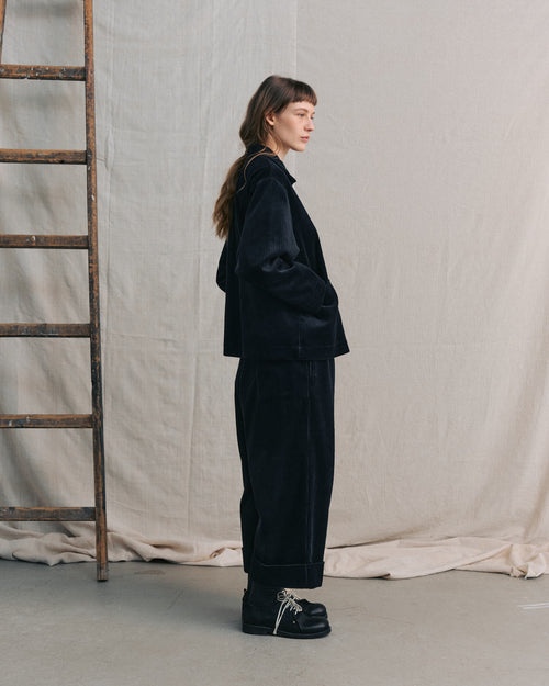 Dark Navy Corduroy Jacket