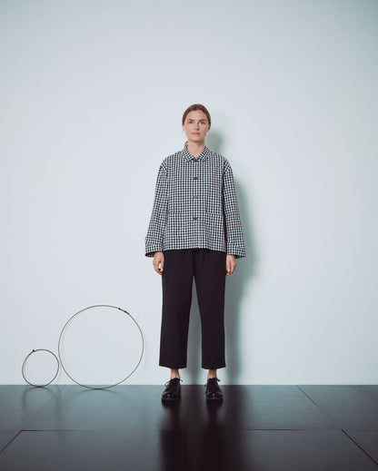 Checked Jacket With Pockets