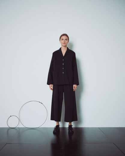 Black V Neckline Jacket