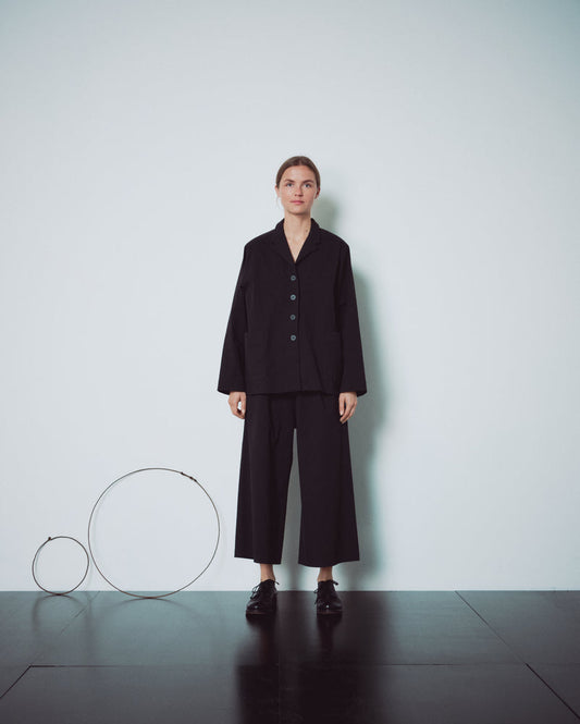 Black V Neckline Jacket