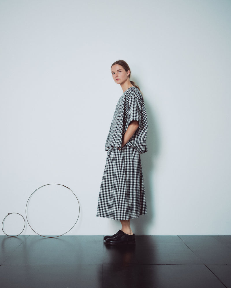 Checked Skirt