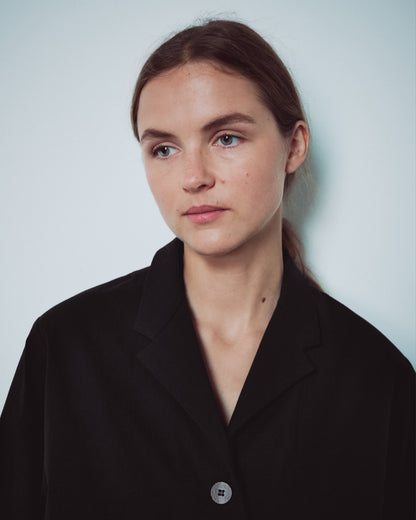 Black V Neckline Jacket