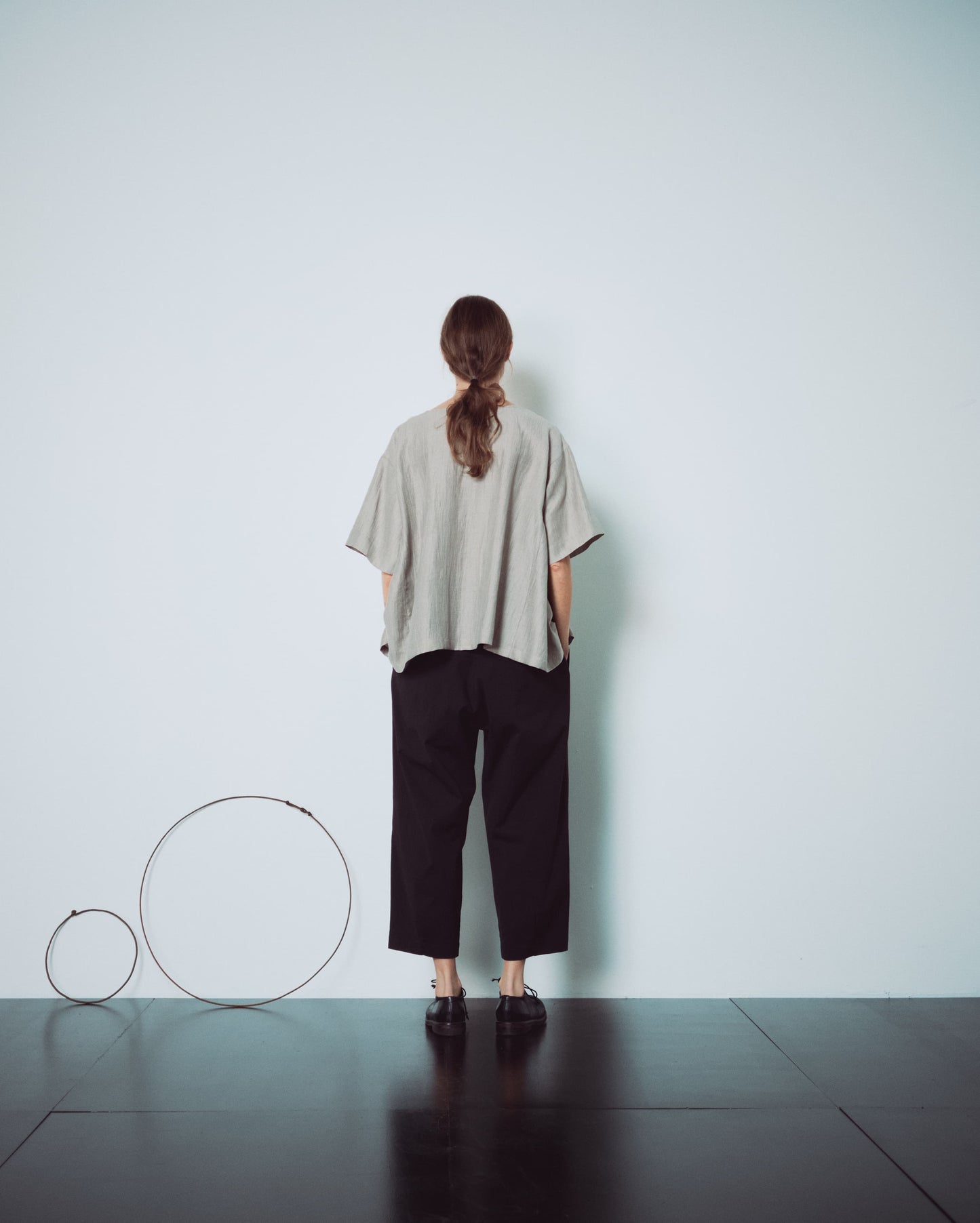 Black Back Pockets Pants