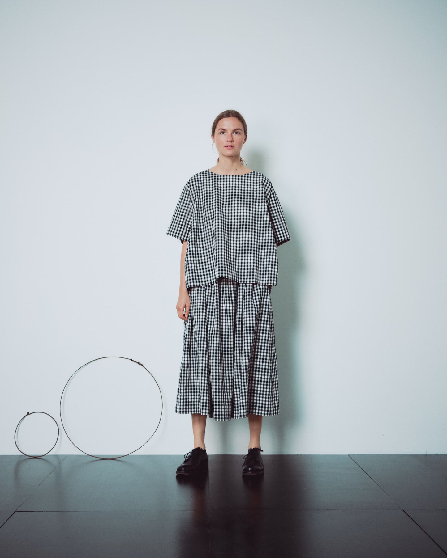 Checked Skirt